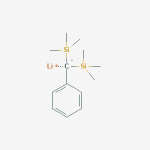 molecular formula C13H23LiSi2 B14410431 Lithium, [phenylbis(trimethylsilyl)methyl]- CAS No. 87739-08-0