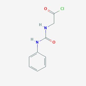 N-(Phenylcarbamoyl)glycyl chloride