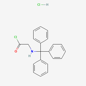 2-(Tritylamino)acetyl chloride;hydrochloride