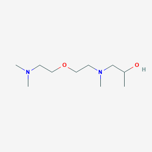 molecular formula C10H24N2O2 B14410489 1-[{2-[2-(Dimethylamino)ethoxy]ethyl}(methyl)amino]propan-2-ol CAS No. 83016-71-1