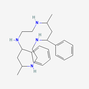 molecular formula C24H36N4 B14410492 5,12-Dimethyl-7,14-diphenyl-1,4,8,11-tetraazacyclotetradecane CAS No. 82043-40-1