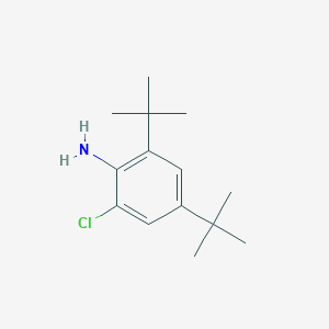 molecular formula C14H22ClN B14410514 2,4-Di-tert-butyl-6-chloroaniline CAS No. 80438-53-5