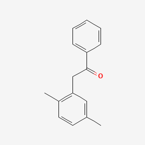 molecular formula C16H16O B14410526 2-(2,5-Dimethylphenyl)-1-phenylethan-1-one CAS No. 85995-31-9