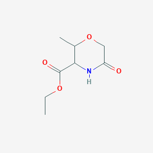 Ethyl 2-methyl-5-oxomorpholine-3-carboxylate