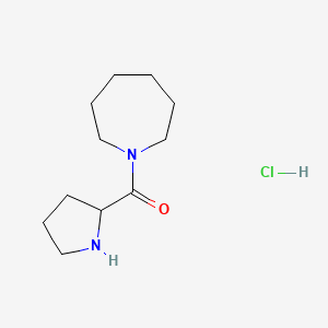 molecular formula C11H21ClN2O B1441054 1-氮杂环(2-吡咯烷基)甲酮盐酸盐 CAS No. 1236254-65-1