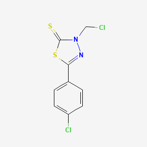 3-(Chloromethyl)-5-(4-chlorophenyl)-1,3,4-thiadiazole-2(3H)-thione