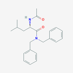 N~2~-Acetyl-N,N-dibenzyl-L-leucinamide