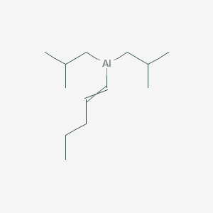 molecular formula C13H27Al B14410567 Bis(2-methylpropyl)(pent-1-en-1-yl)alumane CAS No. 83021-61-8