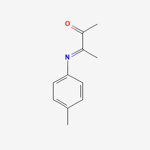 molecular formula C11H13NO B14410568 (3E)-3-[(4-Methylphenyl)imino]butan-2-one CAS No. 84197-51-3