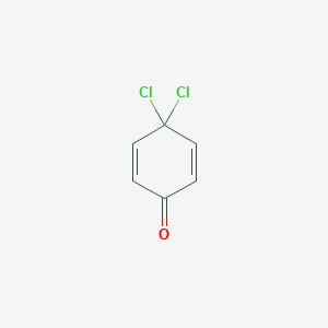 molecular formula C6H4Cl2O B14410569 4,4-Dichlorocyclohexa-2,5-dien-1-one CAS No. 87024-27-9