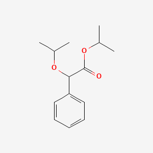 molecular formula C14H20O3 B14410588 Propan-2-yl 2-phenyl-2-propan-2-yloxyacetate CAS No. 83831-75-8