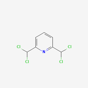 molecular formula C7H5Cl4N B14410607 2,6-Bis(dichloromethyl)pyridine CAS No. 83684-21-3