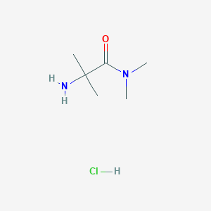 molecular formula C6H15ClN2O B1441067 2-Amino-N,N,2-trimethylpropanamide hydrochloride CAS No. 1005189-48-9