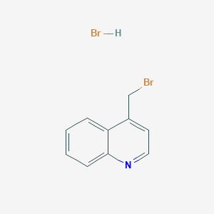 molecular formula C10H9Br2N B1441068 4-(溴甲基)喹啉氢溴酸盐 CAS No. 73870-28-7