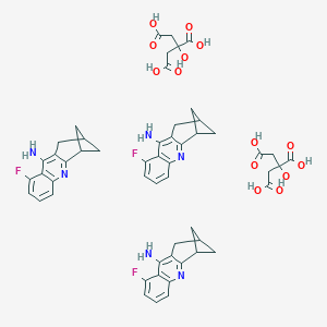 B144107 9-Amino-8-fluoro-1,2,3,4-tetrahydro-2,4-methanoacridine CAS No. 129297-21-8
