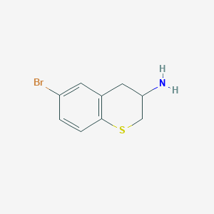 molecular formula C9H10BrNS B1441083 6-Bromo-thiochroman-3-ylamine CAS No. 885270-59-7