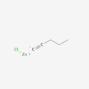 Zinc, chloro-1-pentynyl-