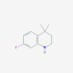 7-Fluoro-4,4-dimethyl-1,2,3,4-tetrahydroquinoline