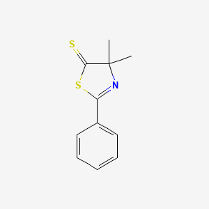 5(4H)-Thiazolethione, 4,4-dimethyl-2-phenyl-