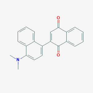 2-(4-(Dimethylamino)-1-naphthyl)naphthoquinone