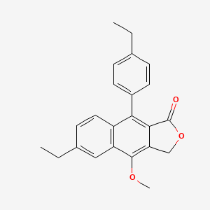 6-Ethyl-9-(4-ethylphenyl)-4-methoxynaphtho[2,3-c]furan-1(3H)-one