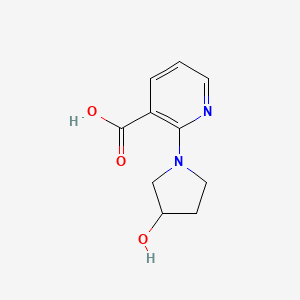 2-(3-Hydroxy-1-pyrrolidinyl)nicotinic acid