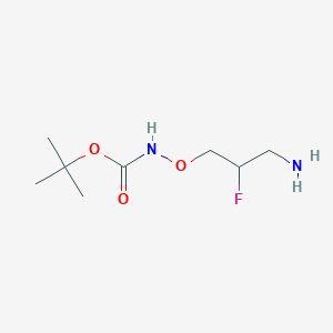 B144110 Carbamic acid, (3-amino-2-fluoropropoxy)-, 1,1-dimethylethyl ester (9CI) CAS No. 138142-80-0