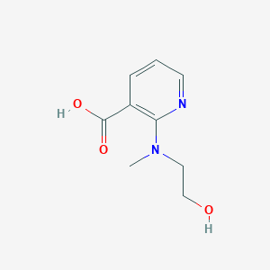 2-[(2-Hydroxyethyl)(methyl)amino]nicotinic acid