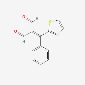 [Phenyl(thiophen-2-yl)methylidene]propanedial