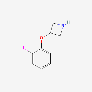 molecular formula C9H10INO B1441107 3-(2-Iodophenoxy)azetidine CAS No. 1219982-39-4
