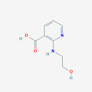 molecular formula C8H10N2O3 B1441114 2-[(2-Hydroxyethyl)amino]nicotinic acid CAS No. 1220018-27-8