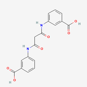 3-((3-(3-Carboxyanilino)-3-oxopropanoyl)amino)benzoic acid