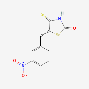 5-[(3-Nitrophenyl)methylidene]-4-sulfanylidene-1,3-selenazolidin-2-one