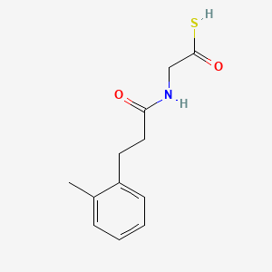 N-(3-Phenylpropionyl)glycine methylthio ester