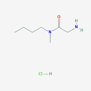 molecular formula C7H17ClN2O B1441132 2-Amino-N-butyl-N-methylacetamide hydrochloride CAS No. 172596-80-4