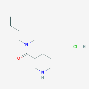 N-butyl-N-methylpiperidine-3-carboxamide hydrochloride