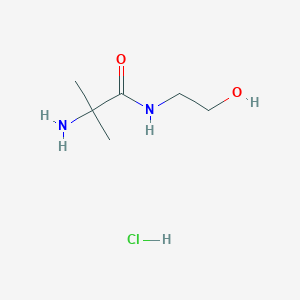2-Amino-N-(2-hydroxyethyl)-2-methylpropanamide hydrochloride