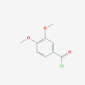 molecular formula C9H9ClO3 B144117 3,4-二甲氧基苯甲酰氯 CAS No. 3535-37-3