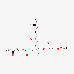 (2-Ethyl-2-((1-oxo-3-((1-oxo-2-propenyl)oxy)propoxy)methyl)-1,3-propanediyl)bis(oxy(3-oxo-3,1-propanediyl)) acrylate