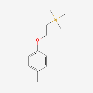 Trimethyl[2-(4-methylphenoxy)ethyl]silane