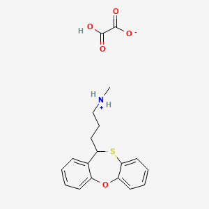 N-Methyl-11H-dibenz(b,f)-1,4-oxathiepin-11-propanamine oxalate