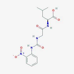 N-[(2-Nitrophenyl)carbamoyl]glycyl-L-leucine