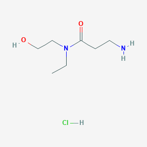 molecular formula C7H17ClN2O2 B1441191 3-氨基-N-乙基-N-(2-羟乙基)丙酰胺盐酸盐 CAS No. 1220031-20-8