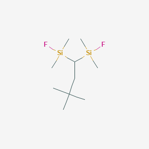 (3,3-Dimethylbutane-1,1-diyl)bis[fluoro(dimethyl)silane]