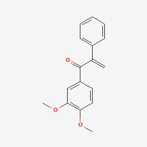 1-(3,4-Dimethoxyphenyl)-2-phenylprop-2-en-1-one