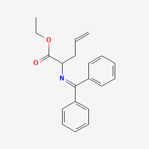 4-Pentenoic acid, 2-[(diphenylmethylene)amino]-, ethyl ester