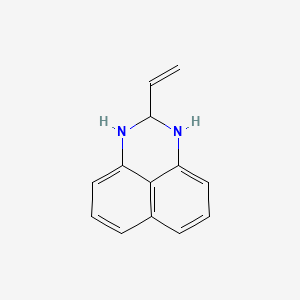 molecular formula C13H12N2 B14411970 2-Ethenyl-2,3-dihydro-1H-perimidine CAS No. 85968-07-6