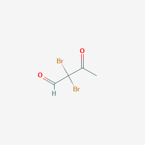 molecular formula C4H4Br2O2 B14412012 2,2-Dibromo-3-oxobutanal CAS No. 82176-32-7