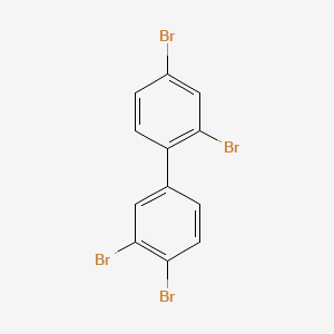 molecular formula C12H6Br4 B14412019 2,3',4,4'-Tetrabromobiphenyl CAS No. 84303-45-7