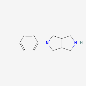 molecular formula C13H18N2 B1441206 2-对甲苯基八氢吡咯并[3,4-c]吡咯 CAS No. 815632-23-6